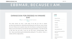 Desktop Screenshot of ebbmar.com